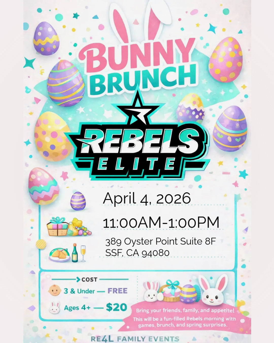 2026 Bunny Brunch - ages 21+