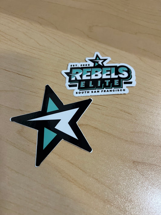 Rebels Star & Logo Stickers