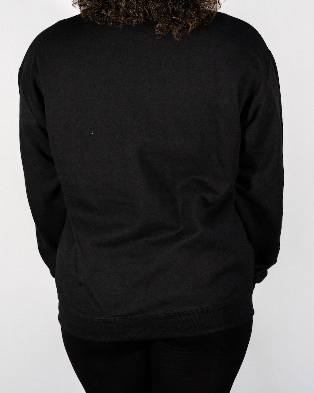 Black 1/4 Zip Logo Sweatshirt