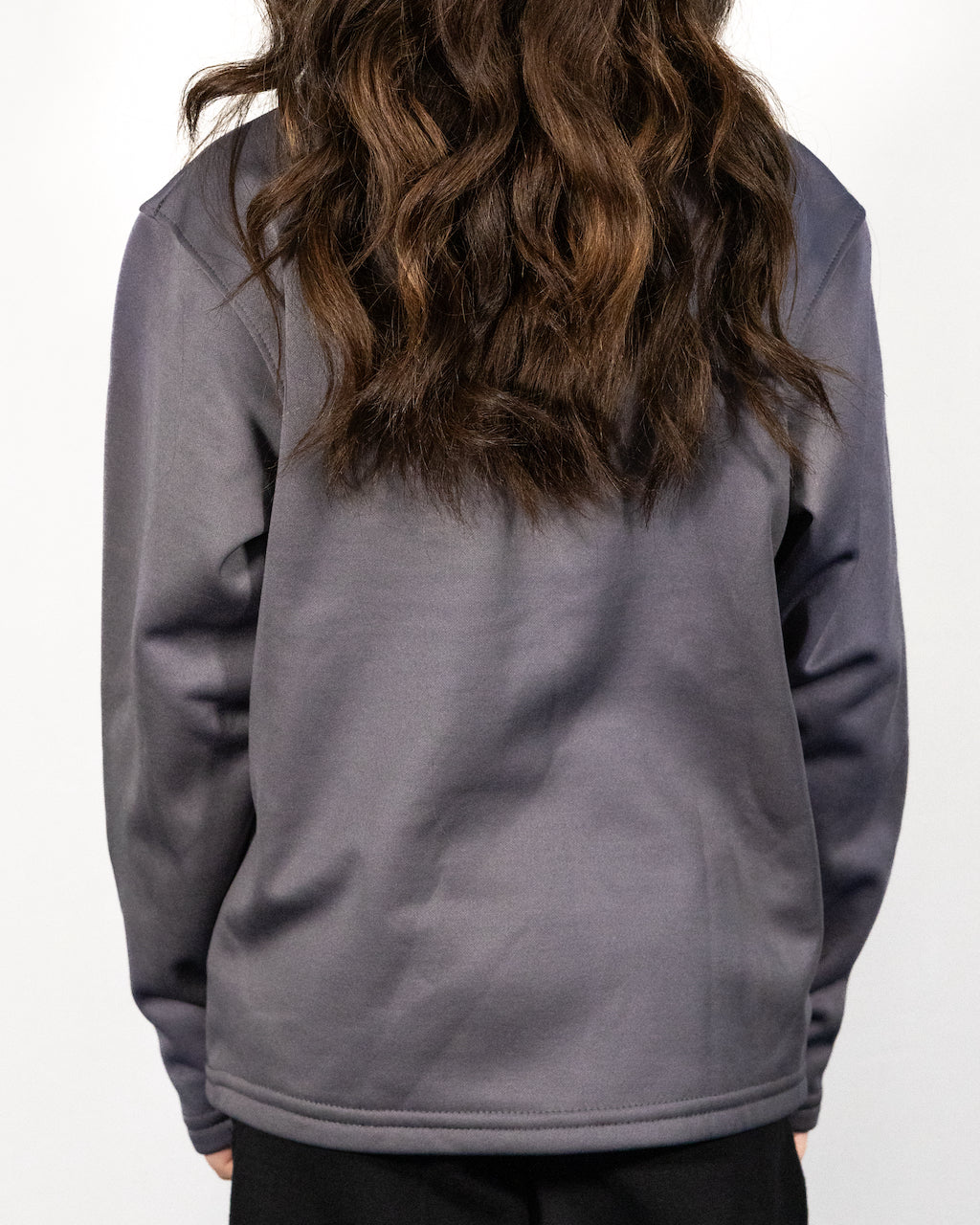 Grey 1/4 Zip Logo Sweatshirt